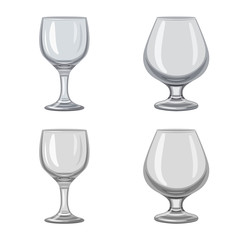 Vector illustration of form and celebration icon. Set of form and volume stock symbol for web.