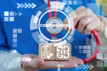 Compensation Medical Insurance Accident Injury Concept.