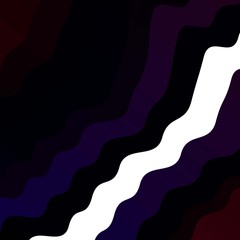 Dark Pink, Blue vector template with lines. Illustration in halftone style with gradient curves. Template for your UI design.