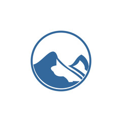 creative mountain  logo vector template