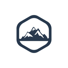 creative mountain  logo vector template