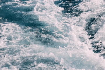 Resort by the sea, the water, the clear blue sea