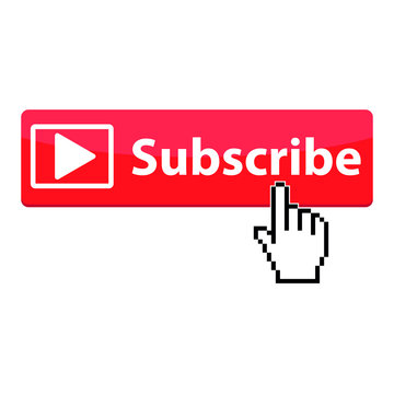 subscribe red button. website element. website icon. channel subscribe  icon 