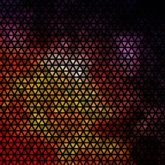 Light Pink, Yellow vector template with crystals, triangles.