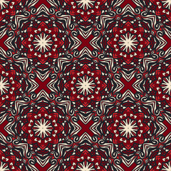 Abstract geometric vintage ethnic seamless pattern ornamental