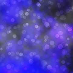 Dark Purple vector template with circles. Glitter abstract illustration with colorful drops. Pattern for websites, landing pages.