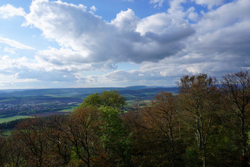 Aussicht vom Himmelbergturm in Richtung Alfeld Leine