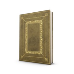 Fototapeta premium 3D rendering Old Book isolated on white background