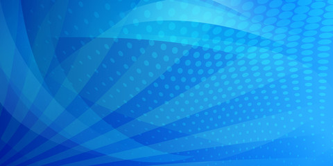 Fototapeta premium Abstract background of dots and intersecting lines in light blue colors