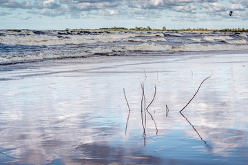 blue beach, Gdańsk, Poland