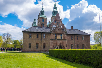 Rosenborg Castle and park in central Copenhagen, Denmark