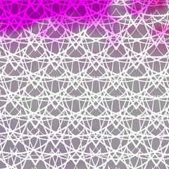 Light Purple, Pink vector pattern with lines, triangles. Colorful illustration with triangles in simple style. Template for wallpapers.
