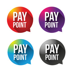 Pay Point sign label