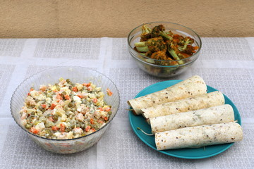 in Israel on the table in the restaurant food and snack celebrate the Jewish New Year I invite everyone to visit