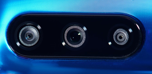 Obraz na płótnie Canvas Smartphone camera close up view