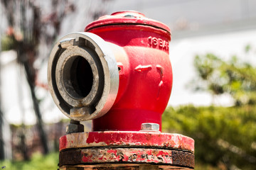 red fire hydrant