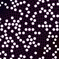Dark Purple, Pink vector template with circles. Modern abstract illustration with colorful circle shapes. Pattern for websites, landing pages.