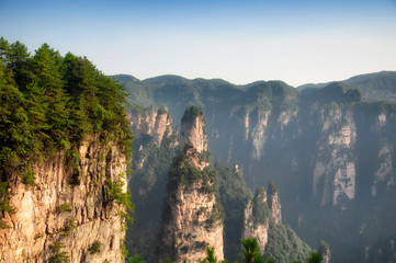 zhangjiajie forest park Hunan province China