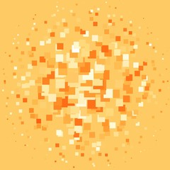 Light Orange vector background in polygonal style. Colorful illustration with gradient rectangles and squares. Template for cellphones.
