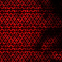 Dark Orange vector background with triangles.