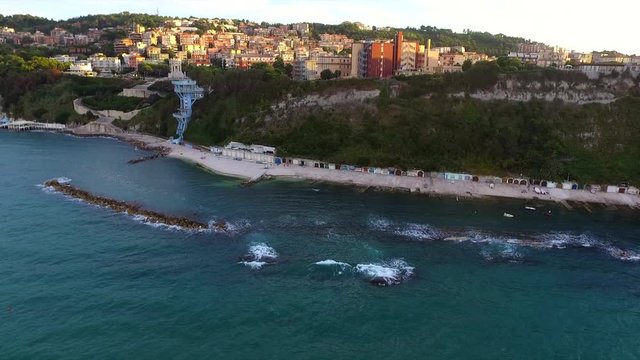Il Passetto di Ancona visto dal drone