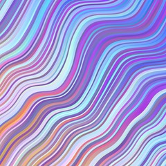 Light Multicolor vector pattern with wry lines. Bright illustration with gradient circular arcs. Best design for your posters, banners.