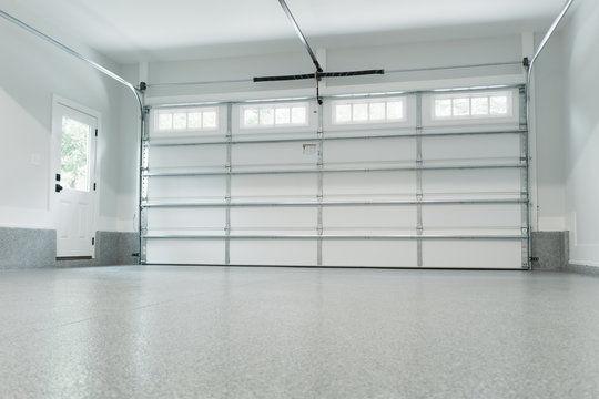 Inside view of a garage