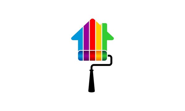 Home painting logo design