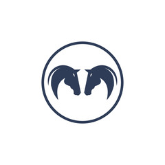 Creative people logo design template