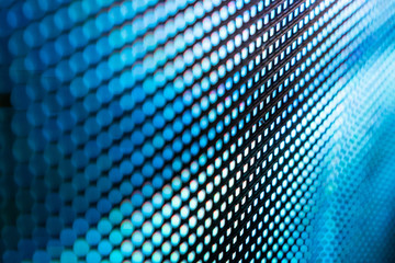 CloseUp LED blurred screen. LED soft focus background. abstract background ideal for design.