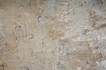 Cement on rusty metal for background