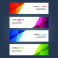 Vector Abstract design banner web template