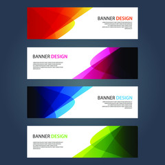 Vector Abstract design banner web template