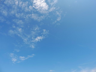 Blue sky background with clouds