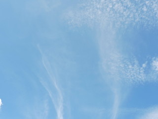 Blue sky background with clouds