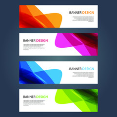 Vector Abstract design banner web template