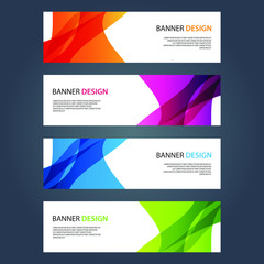 Fototapeta premium Vector Abstract design banner web template