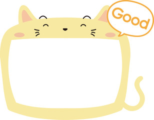 Cute Cat whiteboard