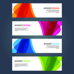 Vector Abstract design banner web template