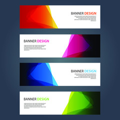 Vector Abstract design banner web template