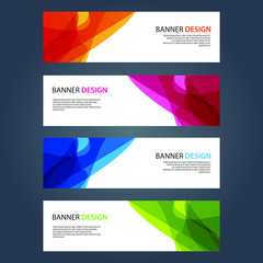 Vector Abstract design banner web template