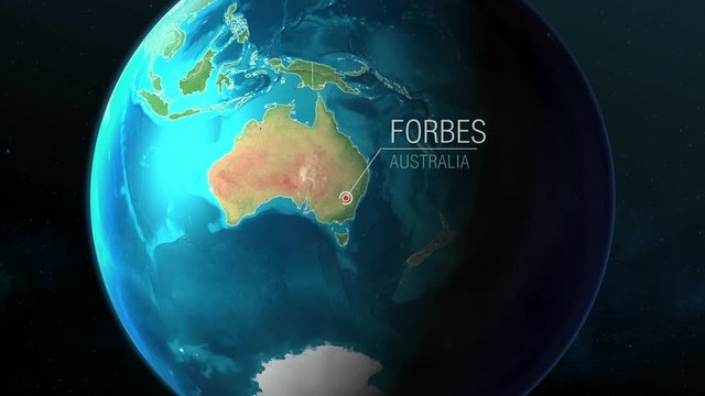  Australia - Forbes - Zooming from space to earth