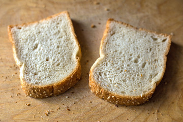 the bread on the Board
