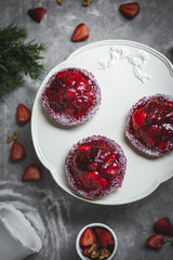 Strawberry dessert food