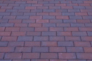 Red and Gray Brick Running Bond