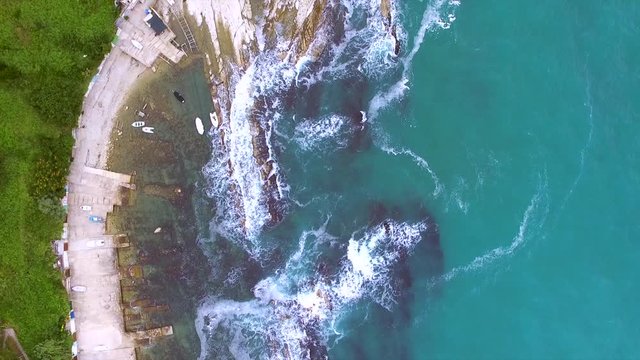 Il Passetto di Ancona visto dal drone