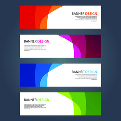 Vector Abstract design banner web template