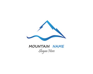 Mountain Logo Business Template Vector