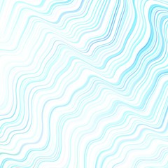 Light Blue, Green vector template with bent lines.
