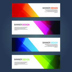 Vector Abstract design banner web template